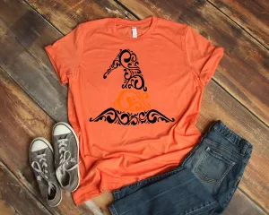 Witch Hat T Shirt - Happy Halloween Adult T Shirt - Halloween